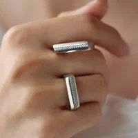 ست حلقه نقره (چک،حکمت کارت و تامین اجتماعی)|جواهرات|کرمانشاه, |دیوار