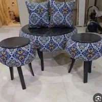 میز عسلی و تخت