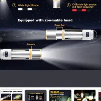 چراغ قوه حرفه ای چندکاره YESNICE|کوهنوردی و کمپینگ|ایوانکی, |دیوار