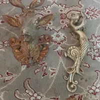 کله گوزن.  با پری دریایی ب فروش میرسد|مجسمه، تندیس، ماکت|ابهر, |دیوار