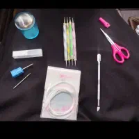 وسایل کاشت ناخن،پدیکور،مژه،اپلیکاتورلنز،پاکسازی