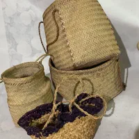 سبد حصیری|صنایع دستی و سایر لوازم تزئینی|گرگان, |دیوار