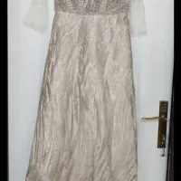 لباس مجلسی سنگ کار شده و شیک و ی کت تک برنگ قرمز