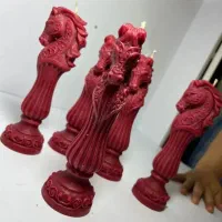 شمع قلمی نماد اسب|صنایع دستی و سایر لوازم تزئینی|کرمان, |دیوار