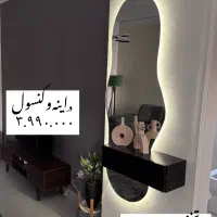 آینه،آینه دکوراتیو، آینه قدی،آینه‌و‌کنسول|آینه|اسلام‌شهر, باغ فیض|دیوار