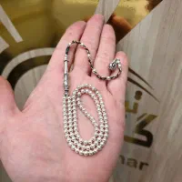 تسبیح نقره دست ساز