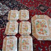 یک دیس برنج خوری به همراه ۶ عدد پیش دستی کاملانو