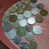 مقداری سکه قدیمی وخارجی|کلکسیون سکه، تمبر، اسکناس|نسیمشهر, |دیوار