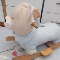 راکر تدی خرسی و صندلی بادی|اسباب و اثاث بچه|نیشابور, گمنام غربی|دیوار