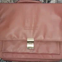 کیف اداری طرح چرم قهوه ای