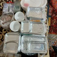 ظروف یکبار مصرف|ظروف نگهدارنده، پلاستیکی، یک‌بارمصرف|چهارباغ, |دیوار