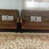 مبل هفت نفره تمیز با چوب خوب|مبلمان خانگی و میز عسلی|زرگرشهر, |دیوار