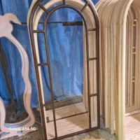 قاب آیینه قدی خام رنگ شده عمده و تک|آینه|رباطکریم, پیغمبر|دیوار