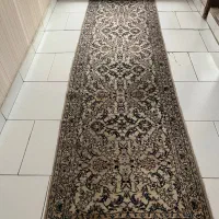 فرش شش متری و کناره چهارمتری نائین گل ابریشم ۹لا|فرش|تهران, ولنجک|دیوار