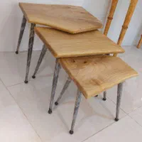 میز عسلی (گل میز) سه قلو|مبلمان خانگی و میز عسلی|شیراز, بازار|دیوار