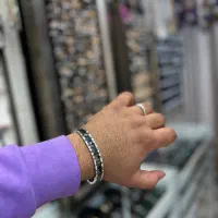 دستبند خاص مردونه تنگستن ویژگی ها کپشن