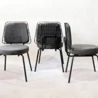 صندلی پلاستیکی مدل سوسن میز غذا خوری