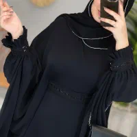 عبا الیزه آستین چین دار