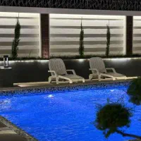 ویلا استخرروباز سه خوابه لاکچری ساحل قو انزلی|اجارهٔ کوتاهمدت ویلا و باغ|رشت, معلم|دیوار