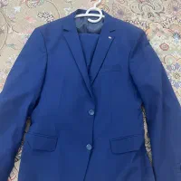 کت شلوار آبی