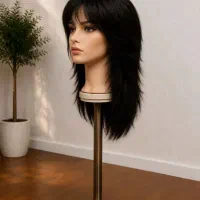 کلاه گیس مشکی