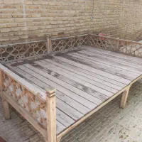 تخت سنتی چوبی