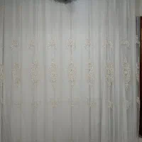 پرده کار شده توری