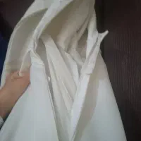 لباس عروسی عقد نامزدی حنابندون ساتن دنباله ۲ متری|لباس|تهران, شکیبا|دیوار