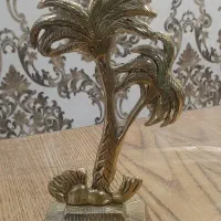 مجسمه نخل برنز طلایی