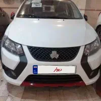 کوییک صفر GXR-L (سفید قرمز) پارس خودرو