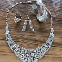 سرویس نقره انگشتر نقره دستبند نقره