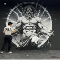 اجرای نقاشی دیواری و دیوار نویسی