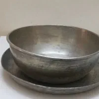 کاسه وبشقاب مسی قدیمی