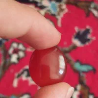 نگین انگشتری عقیق یمن قرمز اصل واراداتی|جواهرات|قم, گلزار|دیوار