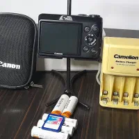 دوربین دیجیتال Canon سالم+شارژ+باتری شارژی+رم ۸گیگ