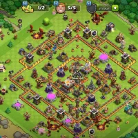 ۲تااکانت   کلش اف کلنز بای کلن لول ۷|کنسول، بازی ویدئویی و آنلاین|قره چای, |دیوار