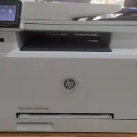 پرینتر رنگی چندکاره HP M277dw تمیز، دارای ۴ تونر