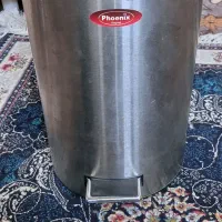 سطل زباله استیل در حد نو حتی یکبارهم استفاده نشد
