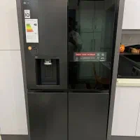 یخچال ساید ال جی x24 رنگ مشکی دودی آکبند
