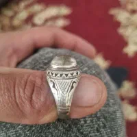 خاتم قدیمی قلم کاری شده