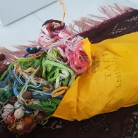 نخ و نقشه تابلو فرش دست بافت