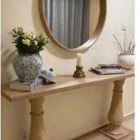 آینه و کنسول تمام چوب