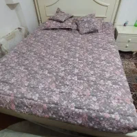 تخت خواب دونفره چوبی سالم در حد نو|تخت و سرویس خواب|سبزوار, شهدا|دیوار