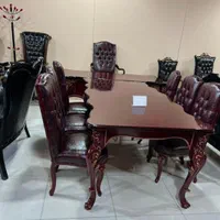 مبلمان اداری مدل پایه نقره ای طلایی|دفتر کار|کاشان, باهنر|دیوار