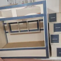 تخت نوجوان 2 طبقه ام دی اف
