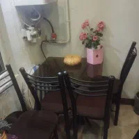 میز ناهارخوری ۴نفره|میز و صندلی غذاخوری|رشت, کوی مهر|دیوار