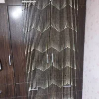 پرده مهره ای رنگ نخودی نونو|پرده، رانر، رومیزی|شیراز, درکی|دیوار