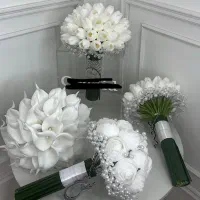 دسته گل عروس فرمالیته قیمت ویژه|گل مصنوعی|شیراز, وحدت|دیوار
