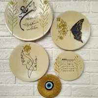 رنگ آمیزی سفال|صنایع دستی و سایر لوازم تزئینی|گناباد, |دیوار