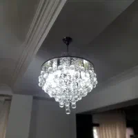 لوستر برنجی زیبا|لوستر و چراغ آویز|گرگان, |دیوار